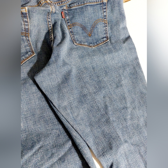 Levi Strauss 542 Y2K Flare Leg 20W Medium Length Denim Jeans - Picture 12 of 16